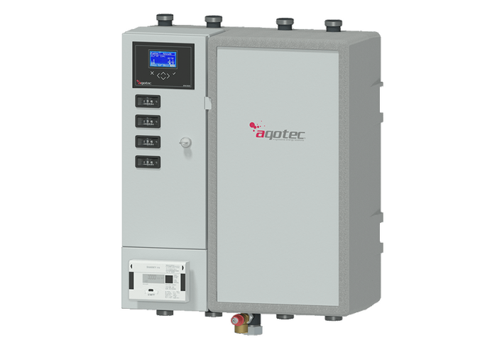 Übergabestation Nahwärme der Firma aqotec